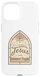 iPhone 15 I Love Jesus and Crossword Puzzles Lover Christian Case