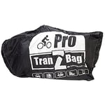 EVOC TranZbag PRO bike transport bag, transport protection for 26" to 29+" wheels (foldable, minimal pack size, shoulder strap, universal use, double zip), black