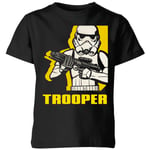 T-Shirt Enfant Trooper Star Wars Rebels - Noir - 7-8 ans