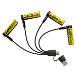 Nitecore - NH2400 2400mAh USB-C Uppladdningsbara AA-Batterier