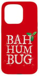 Coque pour iPhone 15 Pro Citation Anti-Noël de Dickens Scrooge un Bah Humbug