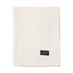 Lexington Striped Reversable Oraginc Cotton överkast 260x240 cm Off white