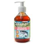 ARQUIVET Huile de saumon écossais - pour chats et chiens 250 ml - Nourriture complémentaire - Omega 3 et 6 - Vitamine E