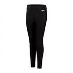 Speedo Women's Swim Leggings | Pants | Comfort Fit, Black, XXL