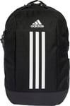 adidas Power VII Backpack Black Gym Padded School Travel Training Bag 3 Stripes