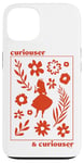 Coque pour iPhone 13 Disney Alice in Wonderland Curiouser & Curiouser Silhouette