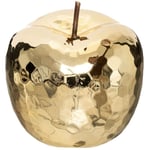 Atmosphera - Pomme déco céramique doré D18cm créateur d'intérieur