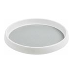 Plateau Tournant Epices Rangement, Etagere a Epices Plateau Pivotant en Plastique,Tourniquet a Epices pour Le Placard Cuisine, 24.5 cm x 3.5 cm