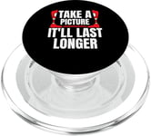 Take A Picture Itll Last Longer Leg Amputee PopSockets PopGrip for MagSafe