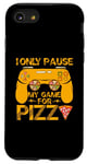 iPhone SE (2020) / 7 / 8 I Only Pause My Game For Pizza Vintage Case