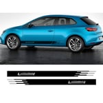 Car Side Skirt Sticker Stripe Decal, For Seat Leon MK3 MK2, Car Side Door Vinyl Stickers Auto Sport Decals DIY Decoration Styling