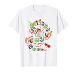 Japanese Food Sushi Asian Mythology Sushi Dragon T-Shirt