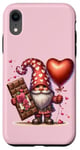 iPhone XR Pink Valentines Day Gnome Accessories Valentines Chocolate Case