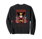 Marvel X-Men Wolverine Gradient Text Portrait Sweatshirt