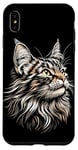 Coque pour iPhone XS Max Maine Coon Chat Cat Amoureux des Chats Maine Coon Doux