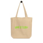 Eco Tote Bag med texten - Wine o´clock Oyster