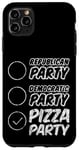 Coque pour iPhone 11 Pro Max Republican Party Decromatic Party Pizza Party --