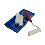 Fast Mover Tools, 4 x Paint Roller Tray, Roller Handle and 3 x Rollers