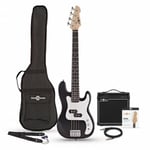 LA Bass Guitar + 15W Amp Pack Black