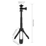 Mini Handheld Extendable Monopod Tripod Selfie Stick For OSMO Action Cam Kit