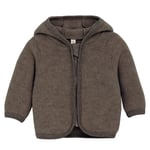 Jakke, Huttelihut, Ull/Fleece, Brown Melange-98