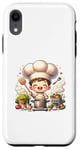 Coque pour iPhone XR Mini chef de cuisine amusant