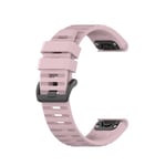 Armbånd i silikone til Garmin Fenix ​​​​6X - 26mm - Pink