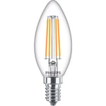 Philips LED Classic -kynttilälamppu, E14, 2700 K, 806 lm, kirkaspintainen