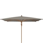 Glatz, Teakwood parasoll 330x330 cm Kat.4 461 Taupe