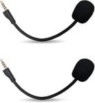 Lot De 2 Micros De Jeu De Rechange Pour Casque Steelseries Arctis 1 Sur Ps4, Ps5, Xbox One, Pc, Microphone À Perche Amovible De 3,5 Mm