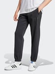 adidas Originals Mens Varsity Joggers - Black, Black, Size S, Men