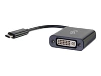 C2g Usb C To Dvi-D Video Converter - Usb Type C To Dvi Adapter - Black - Extern Videoadapter - Usb 3.1 - Displayport - Svart