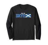 Isle of Skye with Scottish Flag Long Sleeve T-Shirt