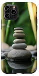 Coque pour iPhone 11 Pro Zen Garden Stones Bambou Serenity Mindfulness