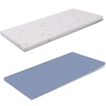 miasuite i sogni italiani Topper Semi-Rigide Simple 80 x 190 h 3 cm - Dispositif médical déductible - Correcteur pour Matelas