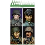 Alpines Miniatures - German Heads Set 4maquette Figurine German Heads Set 4 Alpine Miniatures H6004 1/16ème Maquette Char Promo Figurine Miniature