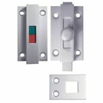 Frelan Bathroom door Indicator bolt. J3701. Aluminum bathroom lock. Slide Bolt.