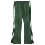 Pantalon Lacoste  PANTALON DE SURVÊTEMENT FLARE MONOGRAMME  FEMME VERT