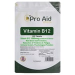 VITAMIN B12 Supplement HIGH STRENGTH 1000mcg 120 Pack Tiredness & Fatigue PROAID