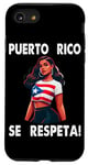 iPhone SE (2020) / 7 / 8 Puerto Rico Se Respeta! Beautiful Taina Boricua Flag Girl Case