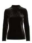 Taifun T-Shirt Long-Sleeve Blus Långärmad Svart [Color: BLACK ][Sex: Women ][Sizes: L,XL ]