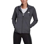 adidas W MT Fz Hd Women's Hoodie, womens, Sweatshirt, GL3964, Brgros/White, XXS