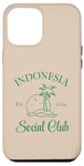 Coque pour iPhone 15 Plus Indonésie Club social Voyage en plein air Indonésie Vacances