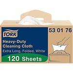 Tork W7 Premium Cleaning Cloth White 35.5 x 61.5 cm Pack of 120 Sheets