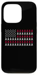 Coque pour iPhone 13 Pro Family HIV Awareness Red Ribbon American Flag AIDS Survivor