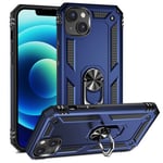 Apple iPhone 15 Plus Military Armour Ring Case Navy