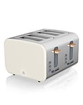 Swan ST14620WHTN Nordic Style 4 Slice White Toaster