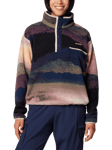 Columbia Helvetia™ II Cropped Sherpa Half Snap Printed Fleece Jumper, Collegiate Navy