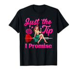 Darts Player JUST THE TIP I PROMISE Funny Darts T-Shirt