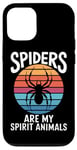 Coque pour iPhone 12/12 Pro Spiders Are My Spirit Animals Arachnide Terrarium Araignée